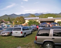 Parking behind Otto Fire Station