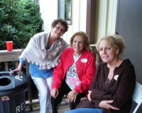 Joanie Odierno, Gerrie Hardegree, and Evelyn Thompkins