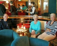 The Calpini's at the cocktail party