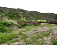 Train up the mountain